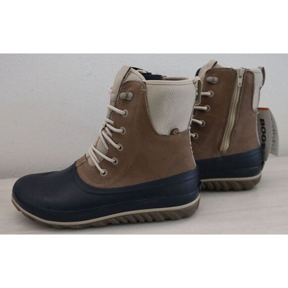 Bogs 72848-261 Women's Sz 11 Taupe Multi Classic Casual Tall Leather Boots - Picture 3 of 11